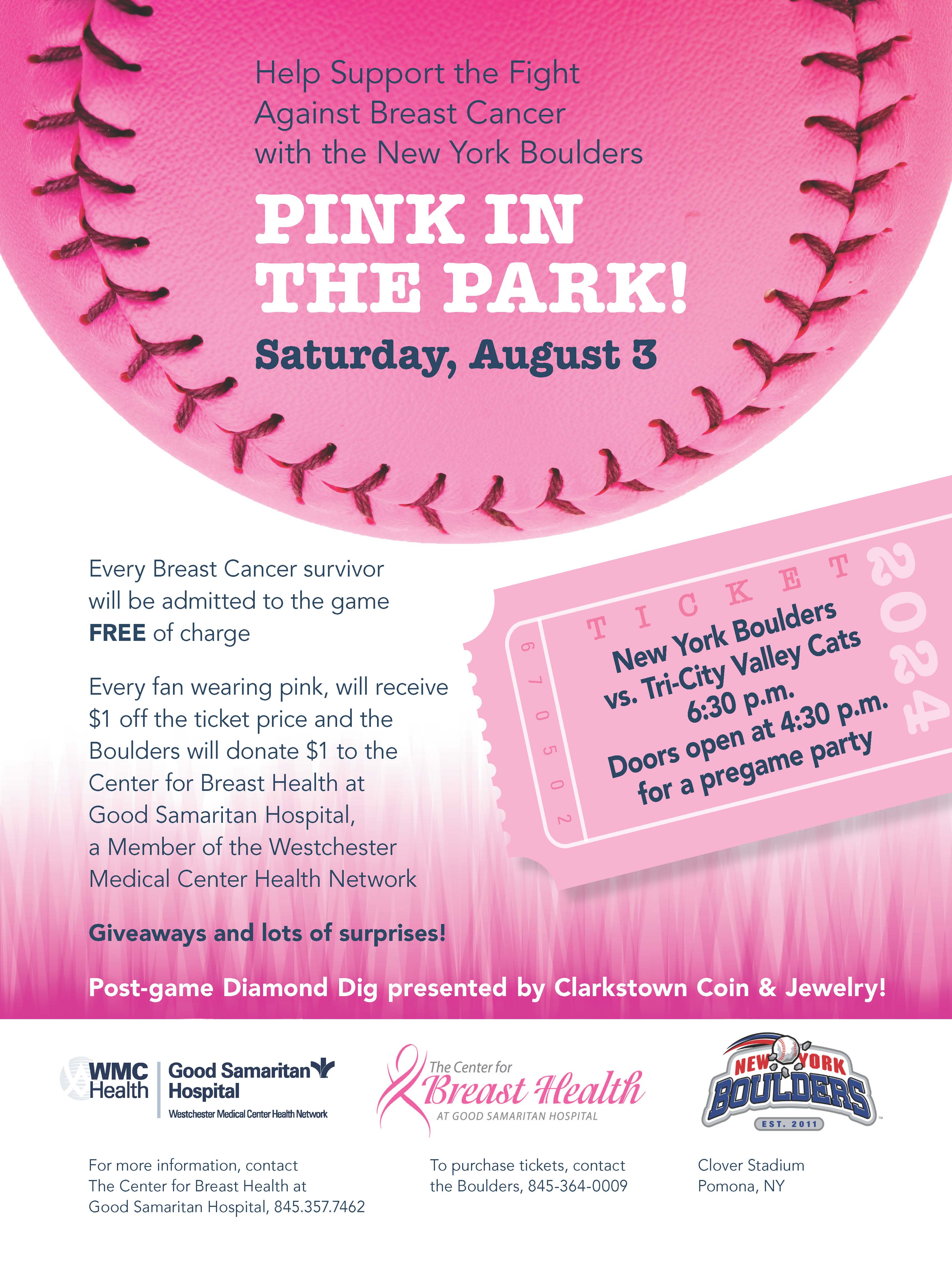 Pink in the Park 2024 Events