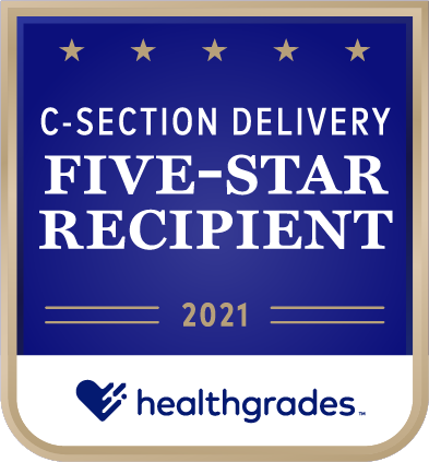 2021 Healthgrades Five-Star C-Section Delivery