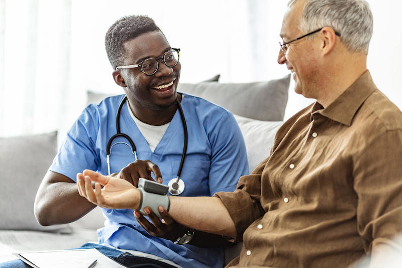 Nurse with Male Patient
