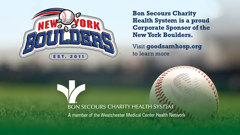 Bon Secours Charity Health System has teamed up with the New York Boulders